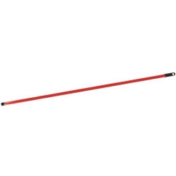 Kij 130cm gosp. metal EXCLUSIVE lakierowany - czerwony